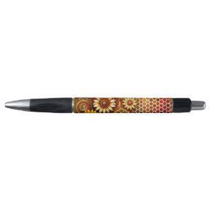 Peigne et stylo tournesol