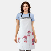 Peigne pour dîner de poulet tablier noir (Porté)