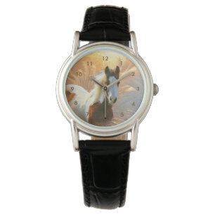 Peignez la montre des femmes de cheval