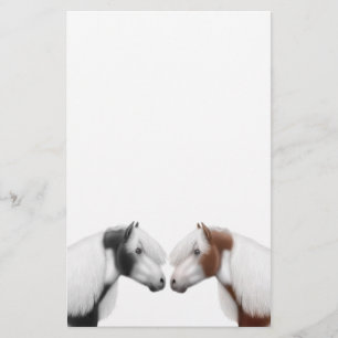 Peignez la papeterie d'amis de cheval