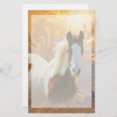 Peignez la papeterie d'or de cheval (Devant / Derrière)