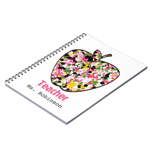 Peignez le carnet de professeur d'Apple (Côté gauche)