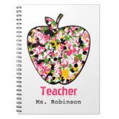 Peignez le carnet de professeur d'Apple (Devant)