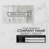 peignez le programme de récompenses de référence (Devant / Derrière)