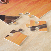Peignez le puzzle de lever de soleil de cheval (Côté)