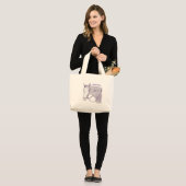 Peignez le sac fourre-tout à cheval (Devant (modèle))