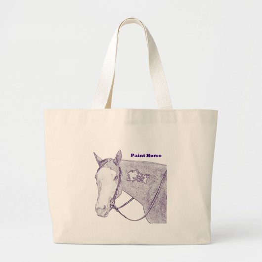 Peignez le sac fourre-tout à cheval (Devant)