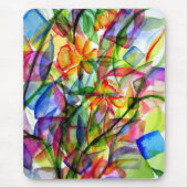 Peignez le tapis de souris de fleurs (Devant)