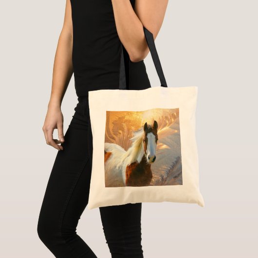Peignez les sacs fourre-tout à or de cheval (Devant (produit))