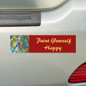 Peignez-vous joyeux Sticker pare-chocs (En voiture)