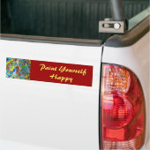 Peignez-vous joyeux Sticker pare-chocs (Sur camion)