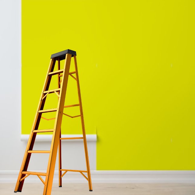 Peindre et coller papier peint jaune (Peel and stick wallpaper yellow wallpaper)