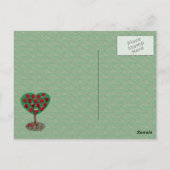 Peindre La Carte Postale Rouge Rose (Dos)