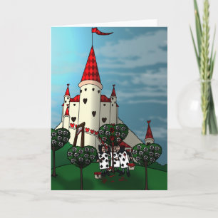 Peindre La Carte Rouge Rose De Voeux