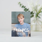 Peindre La Ville Carte de remerciements de graduat (Debout devant)