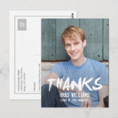 Peindre La Ville Carte de remerciements de graduat (Devant / Derrière)