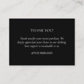 Peindre le Merci d'attaque pour la carte d'inserti (Dos)