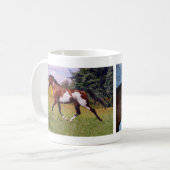 Peindre les chevaux Mug (Devant gauche)