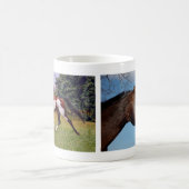 Peindre les chevaux Mug (Centre)