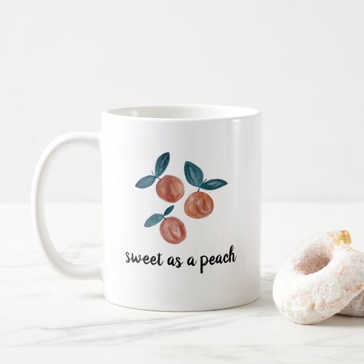 Peindre Motif Peinture Vintage de café Mug (Avec donut)