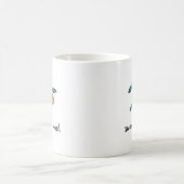 Peindre Motif Peinture Vintage de café Mug (Centre)