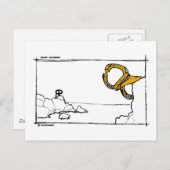 peine de los vientos 2 briefkaart (Voorkant / Achterkant)