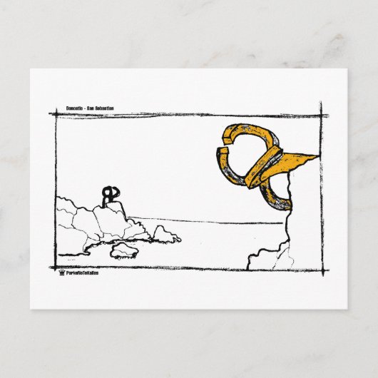 peine de los vientos 2 briefkaart (Voorkant)