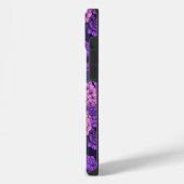 Peine et hydrangée en rose et violet (Côté gauche)