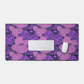 Peine et hydrangée en rose et violet (Clavier et souris)