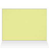 Peine jaune sur blanc avec gris Numéro de table (Intérieur Horizontal (Haut))