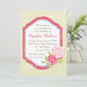 Peine rose (3) Invitation (Debout devant)