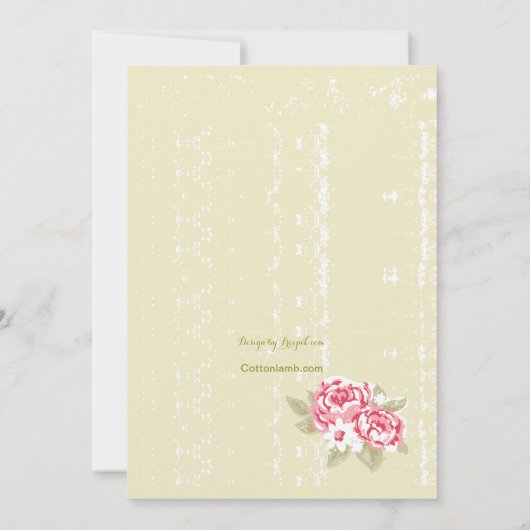 Peine rose (3) Invitation (Dos)