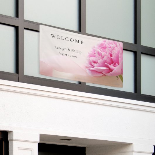 Peine rose avec bannière ruban (Bâtiment extérieur)