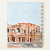 peint à la main Italie Rome colosseum aquarelle (Dos)