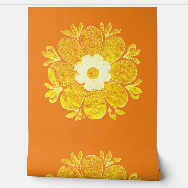 PEINT CONCEPTION DE STYLE DE FLEURS DE PAPIER (Déroulement)