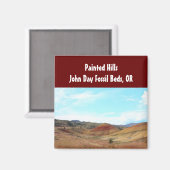Peint Hills John Day Fossil Lits Oregon Magnet (Recto/Verso)