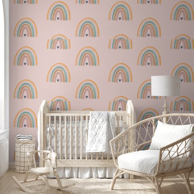Peint Papier gris rose (Enfants)