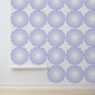 Peint Papier mural - Spirales d'étoiles
