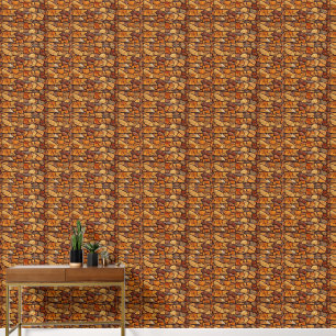 Peint Papier mural vintage en brique