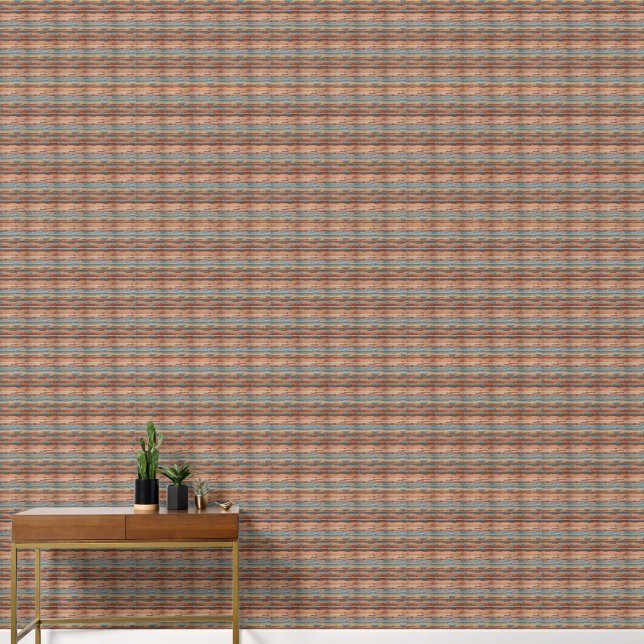 Peint Papier mural vintage en brique (Couloir)