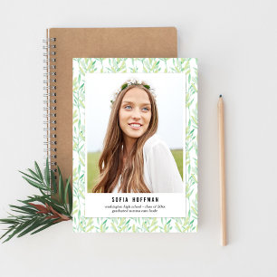Peint Verdure Faire-part de graduation Invitation