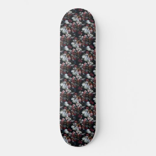 PEINTE BOUQUET MODÈLE FLORALE PANNEAU SKATEBOARD (Recto)