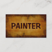 Peintre Carte de visite antique (Devant)
