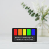 Peintre Carte de visite avec Slogen (Debout devant)