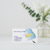 Peintre / Carte de visite de peinture (Debout devant)