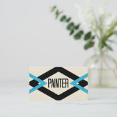 Peintre Carte de visite tendance (Debout devant)