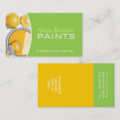 Peintre - cartes de visite (Devant / Derrière)