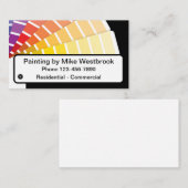 Peintre Cartes de visite colorés simples (Devant / Derrière)