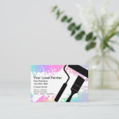 Peintre de la maison la plus froide Cartes de visi (Debout devant)