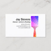 Peintre de maison, Carte de visite de pinceau (Devant)